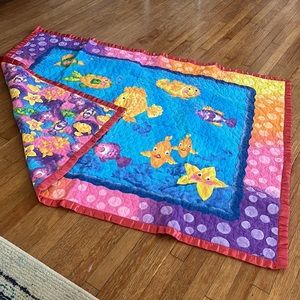 Handmade baby quilt